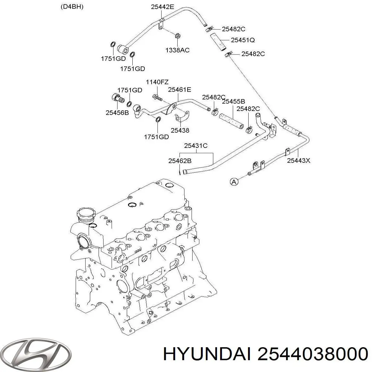 Do koszyka Pokrywa (korek) zbiornika wyrównawczego Hyundai Sonata IV EU4
