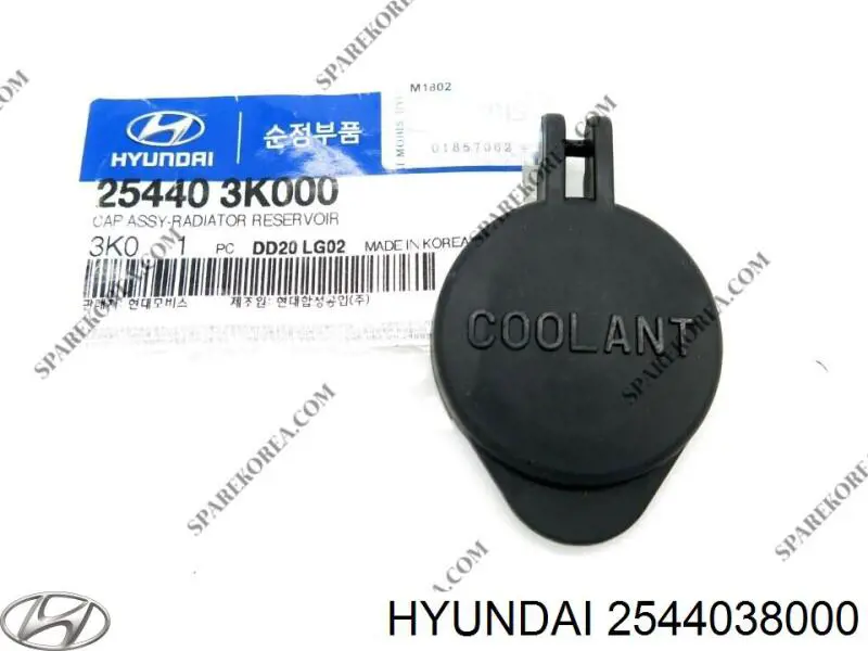 Pokrywa (korek) zbiornika wyrównawczego do Hyundai Sonata IV EU4
