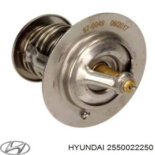 Do koszyka 2550022250 Hyundai/Kia Termostat