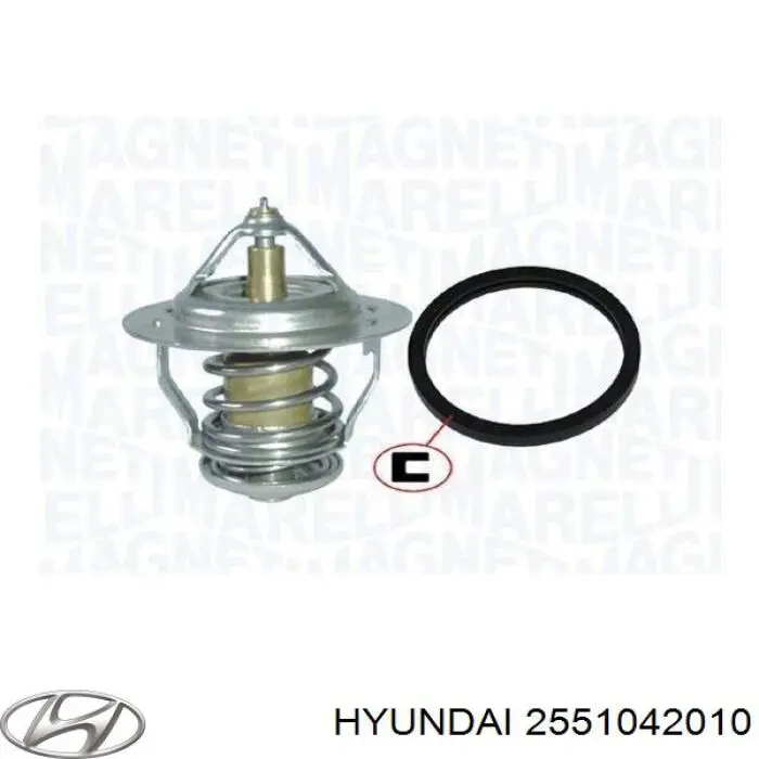Termostat Hyundai/Kia 2551042010 cena, od 14,82 USD