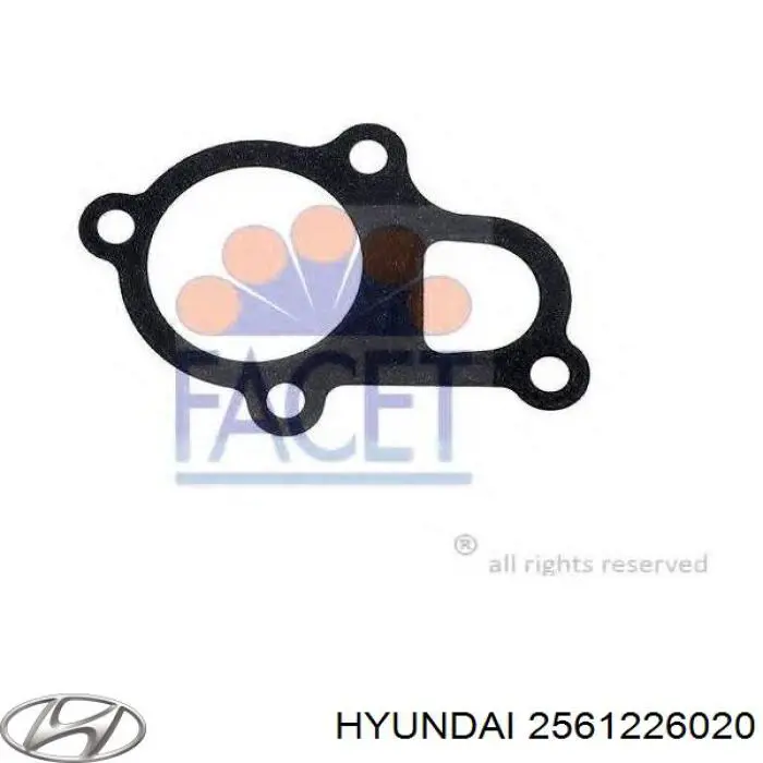 2561226020 Hyundai/Kia uszczelka termostatu