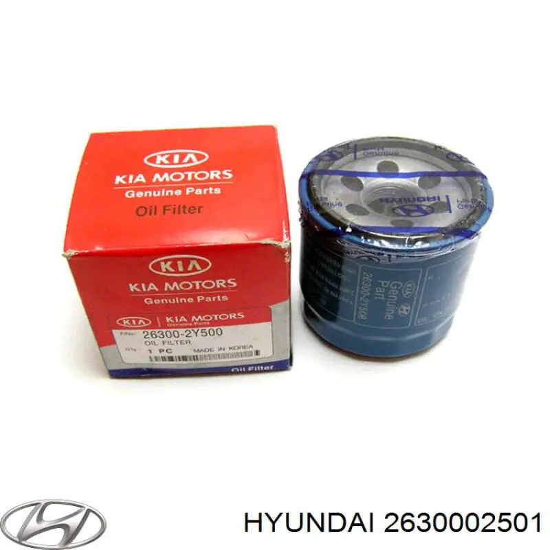 Filtr oleju Hyundai/Kia 2630002501 cena, od 8,00 USD