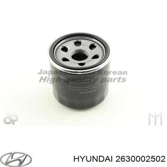 Do koszyka 2630002502 Hyundai/Kia Filtr oleju