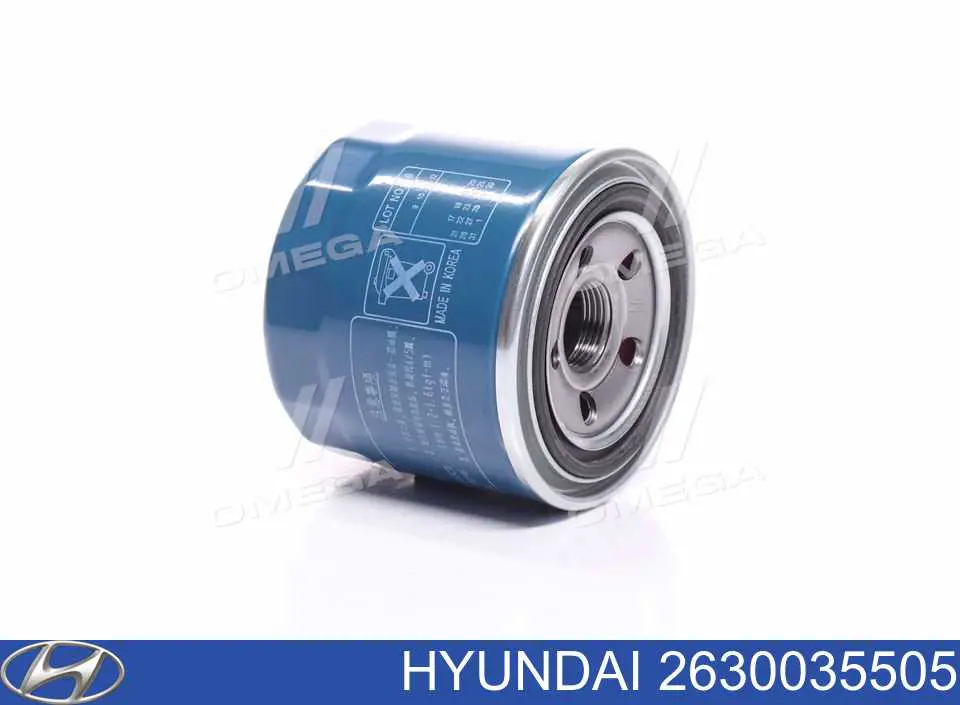 Filtr oleju Hyundai/Kia 2630035505 cena, od 7,50 USD
