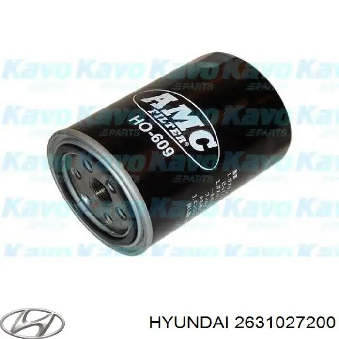 Do koszyka 2631027200 Hyundai/Kia Filtr oleju
