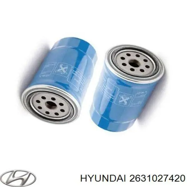 Do koszyka 2631027420 Hyundai/Kia Filtr oleju