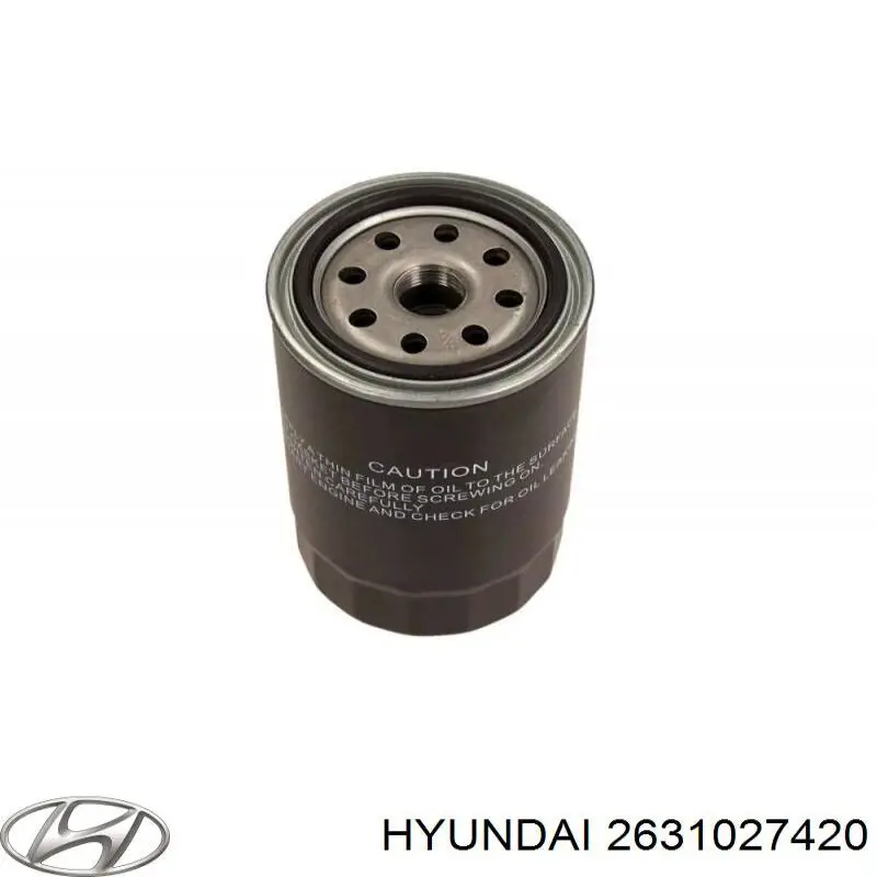 Filtr oleju Hyundai/Kia 2631027420 cena, od 11,32 USD
