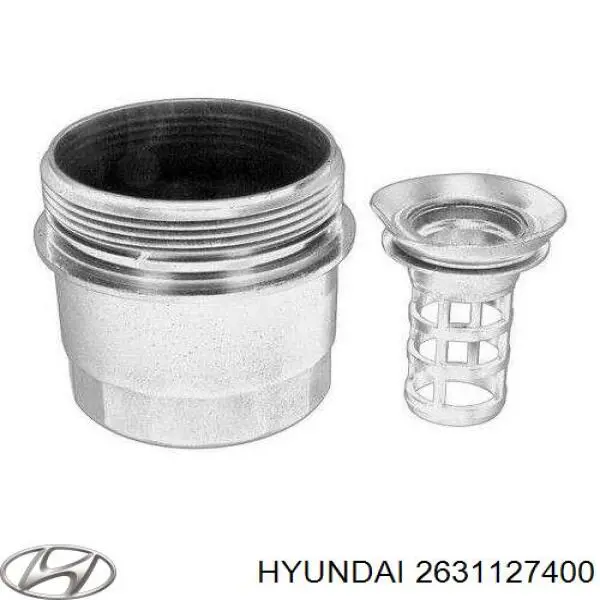 Pokrywa filtra oleju Hyundai/Kia 2631127400 cena, od 19,82 USD