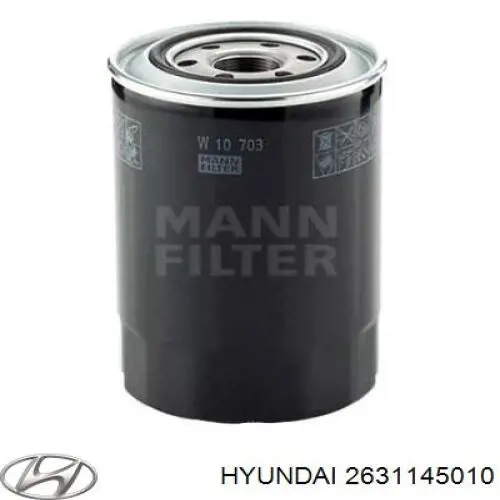 Filtr oleju Hyundai/Kia 2631145010 cena, od 11,54 USD