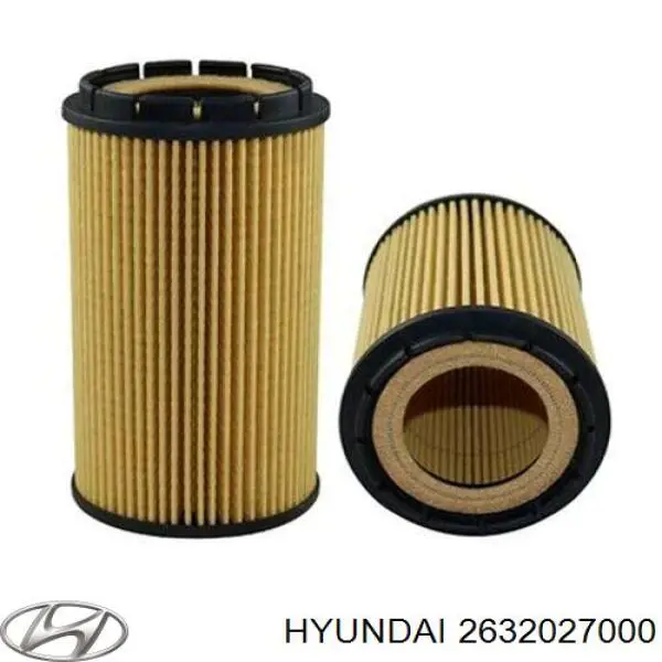Do koszyka 2632027000 Hyundai/Kia Filtr oleju