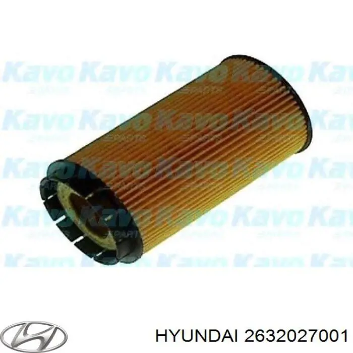 Do koszyka 2632027001 Hyundai/Kia Filtr oleju