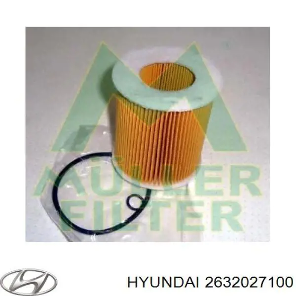 Do koszyka 2632027100 Hyundai/Kia Filtr oleju