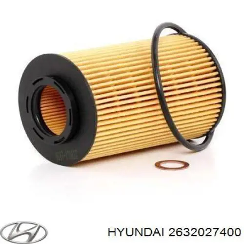 Filtr oleju Hyundai/Kia 2632027400 cena, od 6,34 USD