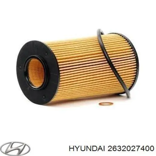 Do koszyka 2632027400 Hyundai/Kia Filtr oleju