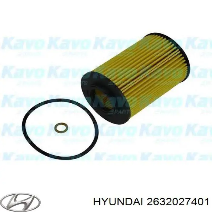 Filtr oleju Hyundai/Kia 2632027401 cena, od 7,56 USD