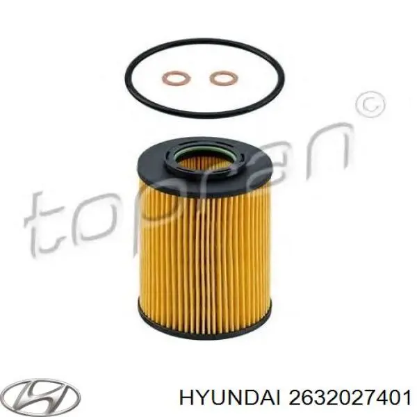 Filtr oleju Hyundai/Kia 2632027401