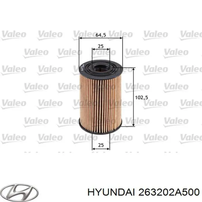 Filtr oleju Hyundai/Kia 263202A500 cena, od 13,69 USD
