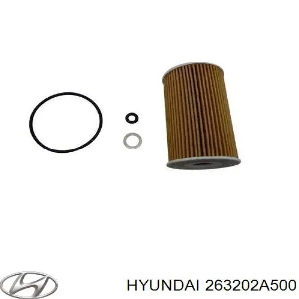 Filtr oleju Hyundai/Kia 263202A500 cena, od 13,69 USD