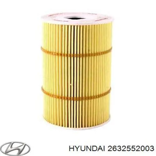 Do koszyka 2632552003 Hyundai/Kia Filtr oleju