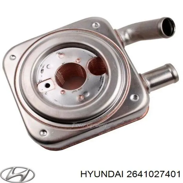 2641027401 Hyundai/Kia Chłodnica oleju, pod filtrem