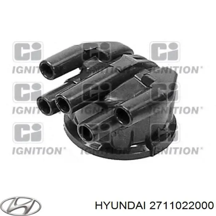 Kopułka rozdzielacza zapłonu Hyundai/Kia 2711022000 cena, od 25,00 USD