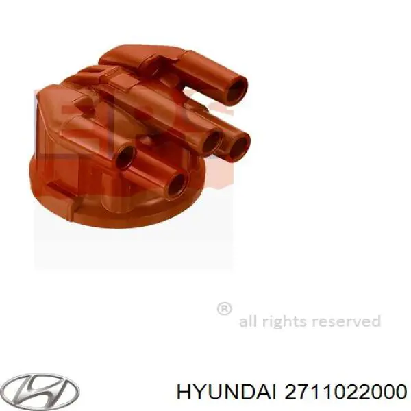 Do koszyka 2711022000 Hyundai/Kia Kopułka rozdzielacza zapłonu