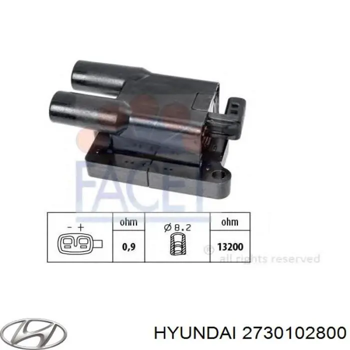2730102800 Hyundai/Kia Cewka zapłonowa
