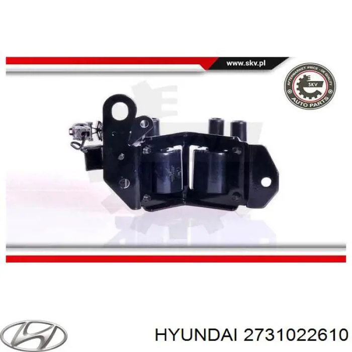 Do koszyka 2731022610 Hyundai/Kia Cewka zapłonowa