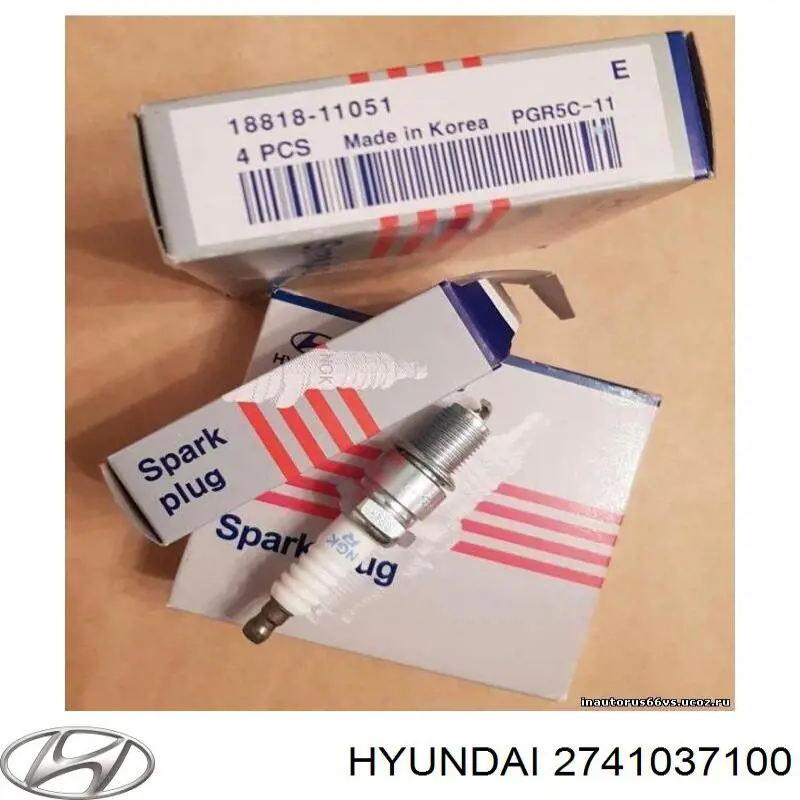 Świeca zapłonowa Hyundai/Kia 2741037100 cena, od 14,37 USD