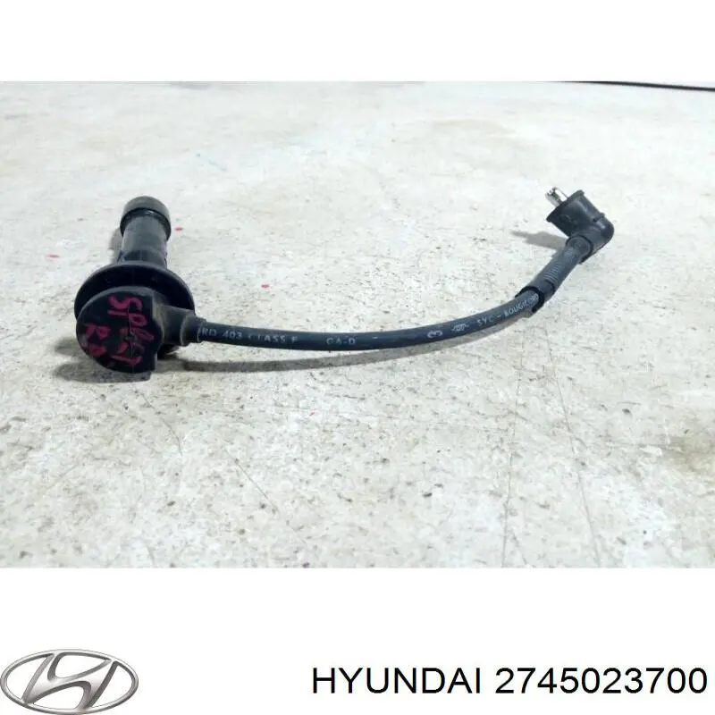 Zestaw przewodów wysokiego napięcia Hyundai/Kia 2745023700 cena, od 17,20 USD