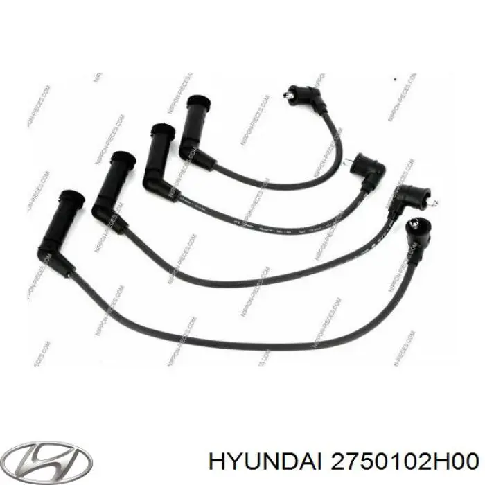 Zestaw przewodów wysokiego napięcia Hyundai/Kia 2750102H00 cena, od 32,33 USD
