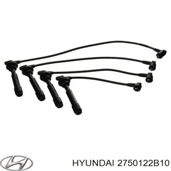 Do koszyka 2750122B10 Hyundai/Kia Zestaw przewodów wysokiego napięcia