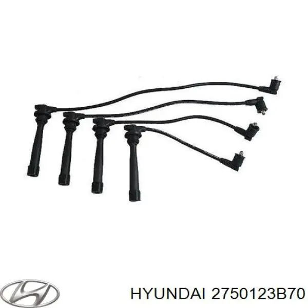 Zestaw przewodów wysokiego napięcia Hyundai/Kia 2750123B70 cena, od 25,67 USD
