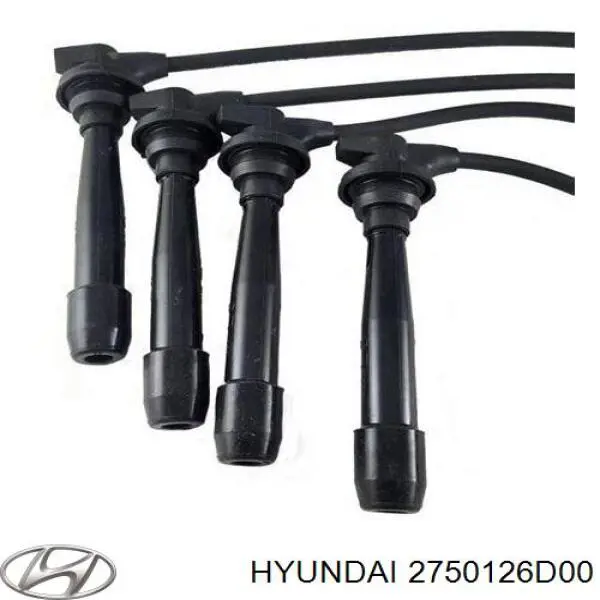 Do koszyka 2750126D00 Hyundai/Kia Zestaw przewodów wysokiego napięcia