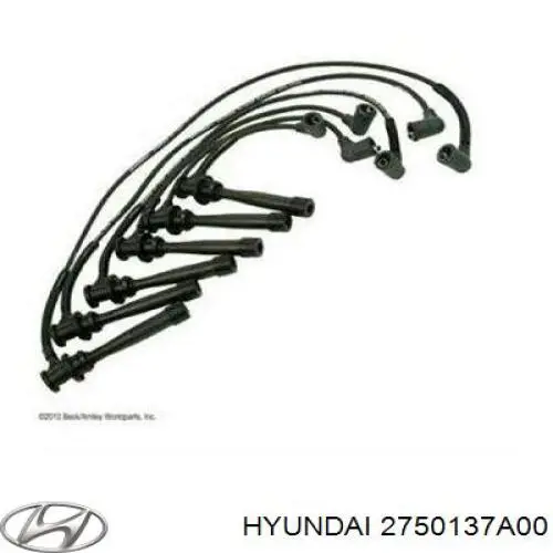Zestaw przewodów wysokiego napięcia Hyundai/Kia 2750137A00 cena, od 31,61 USD