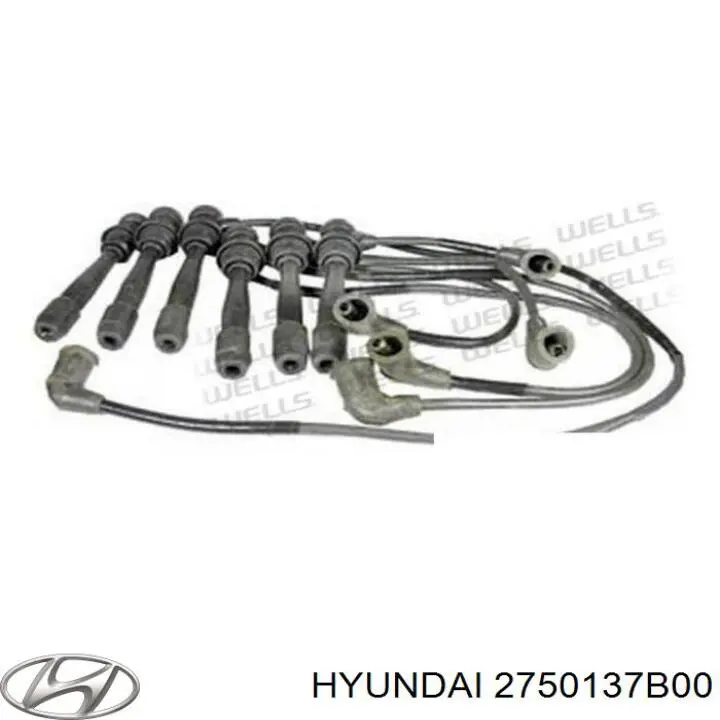 Do koszyka 2750137B00 Hyundai/Kia Zestaw przewodów wysokiego napięcia
