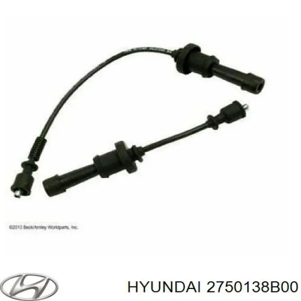 Do koszyka 2750138B00 Hyundai/Kia Zestaw przewodów wysokiego napięcia