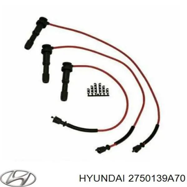 Zestaw przewodów wysokiego napięcia Hyundai/Kia 2750139A70 cena, od 31,05 USD