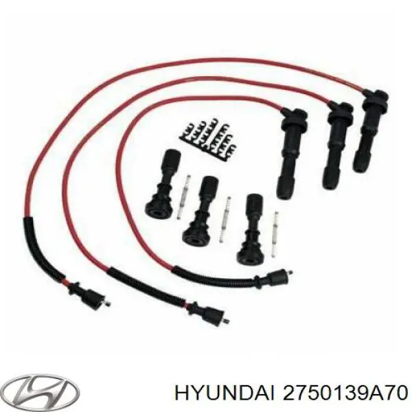 Do koszyka 2750139A70 Hyundai/Kia Zestaw przewodów wysokiego napięcia