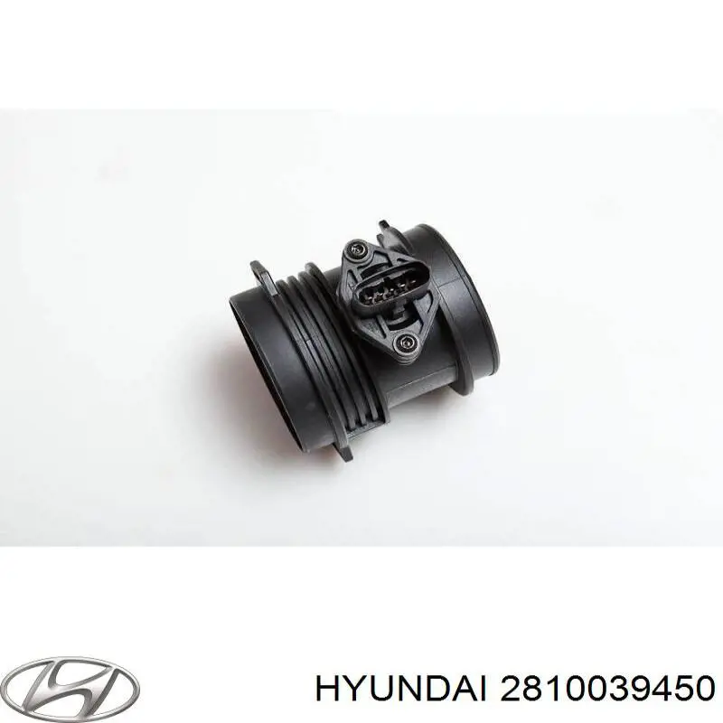 Do koszyka 2810039450 Hyundai/Kia Czujnik przepływu powietrza, przepływomierz powietrza M.A.F.