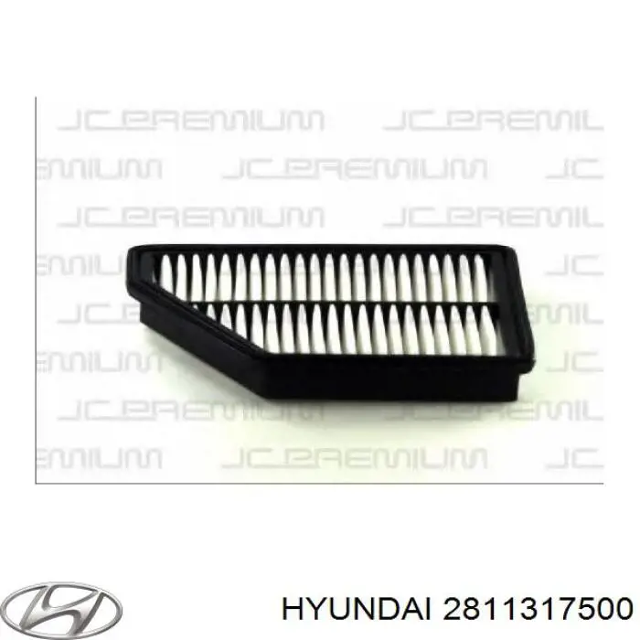 Do koszyka 2811317500 Hyundai/Kia Filtr powietrza