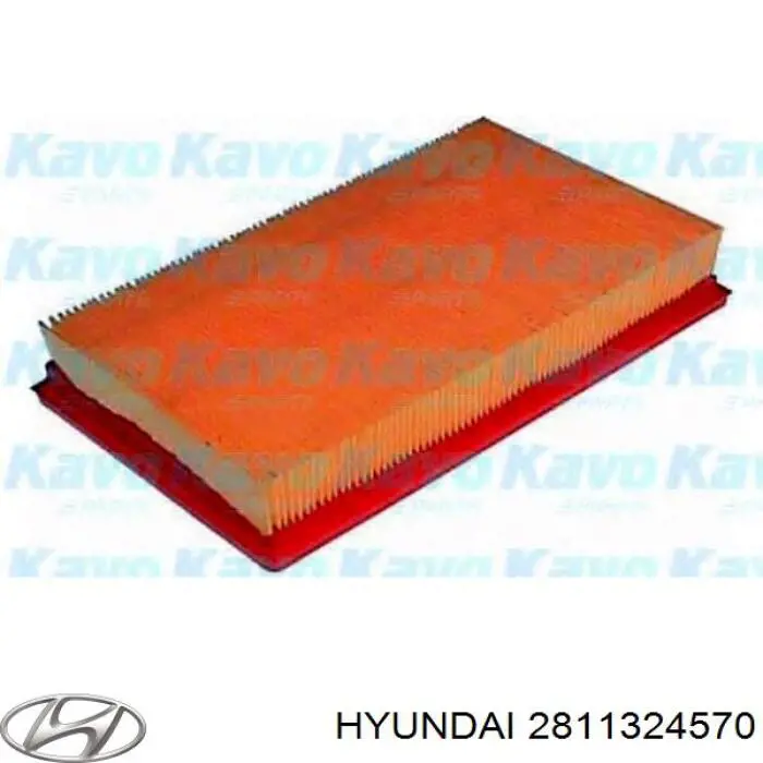 Do koszyka 2811324570 Hyundai/Kia Filtr powietrza