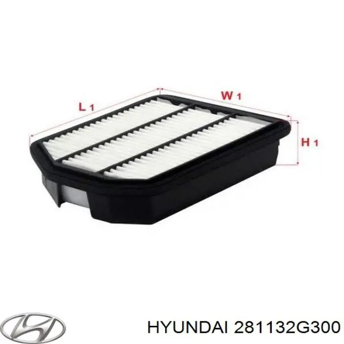 Filtr powietrza Hyundai/Kia 281132G300 cena, od 12,35 USD
