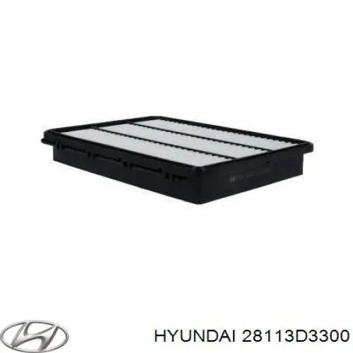 Do koszyka 28113D3300 Hyundai/Kia Filtr powietrza