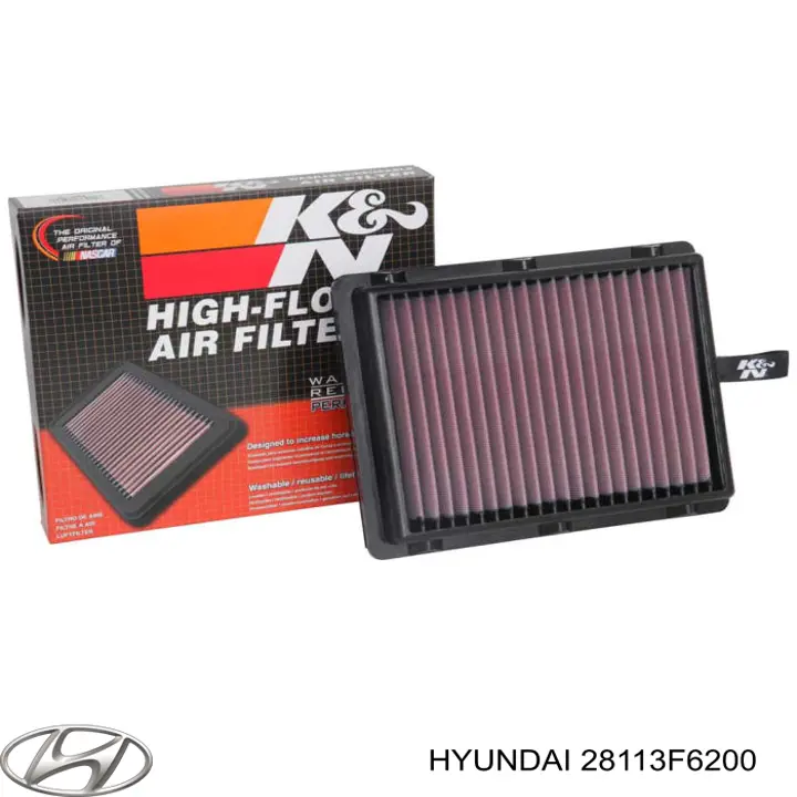 Filtr powietrza Hyundai/Kia 28113F6200 cena, od 14,52 USD