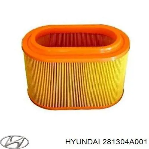 Do koszyka 281304A001 Hyundai/Kia Filtr powietrza
