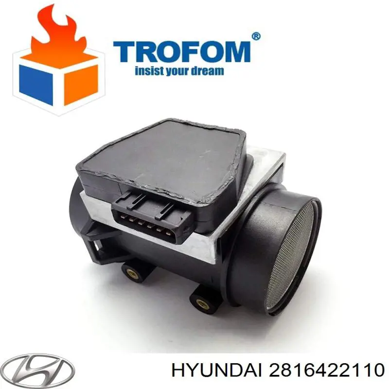 2816422110 Hyundai/Kia Czujnik przepływu powietrza, przepływomierz powietrza M.A.F.