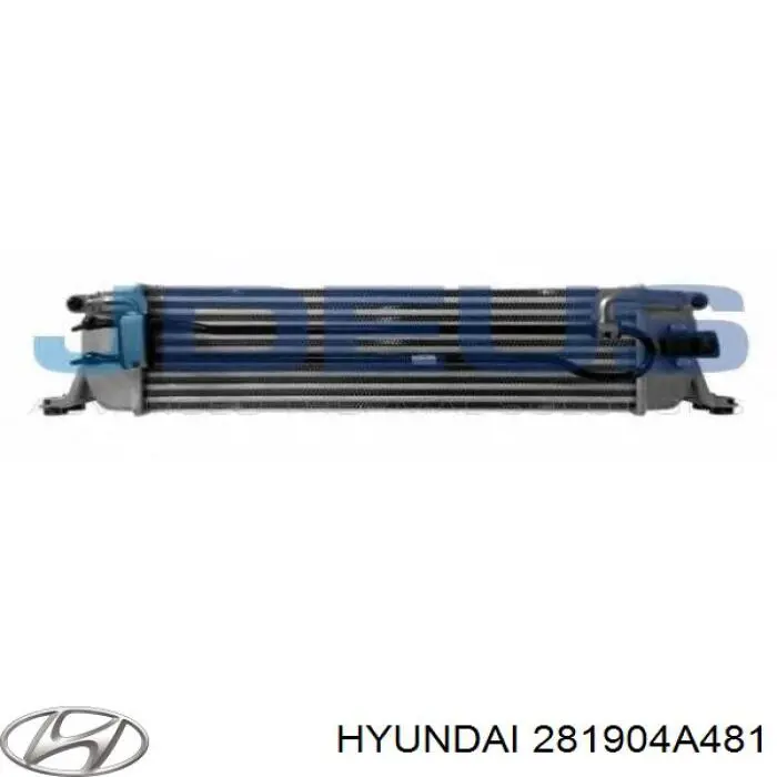 Do koszyka 281904A481 Hyundai/Kia Chłodnica intercoolera