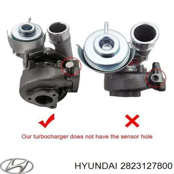 Do koszyka 2823127800 Hyundai/Kia Turbina