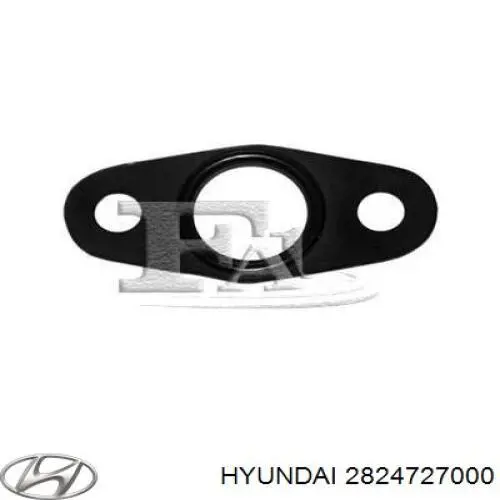 Uszczelka przewodu spływu oleju z turbiny Hyundai/Kia 2824727000 cena, od 2,27 USD